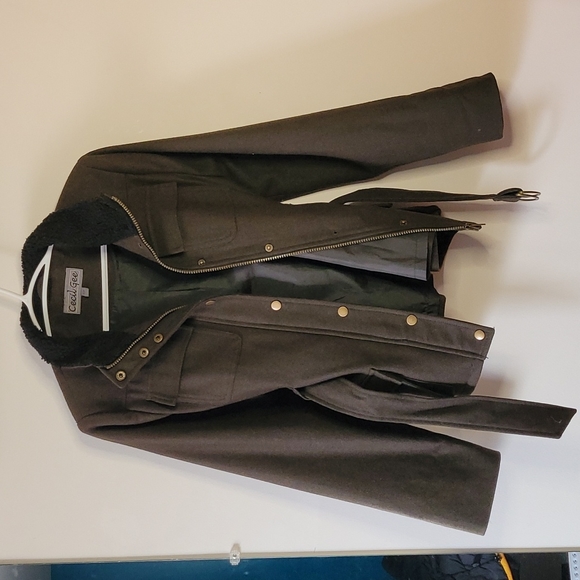 Cecil Gee Hunter Green Coat - Picture 13 of 13